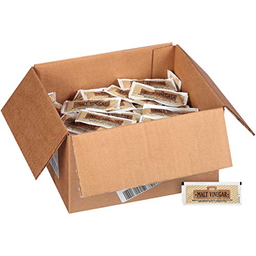 Heinz Malt Vinegar Single Serve Packet 0.3 Oz Packets, Pack Of