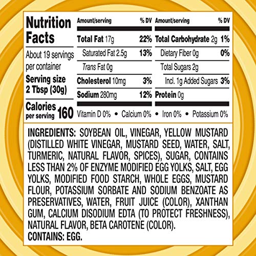 Heinz Mayomust Mayonnaise &Amp; Mustard Sauce, 19 Fl Oz Bottle Pack