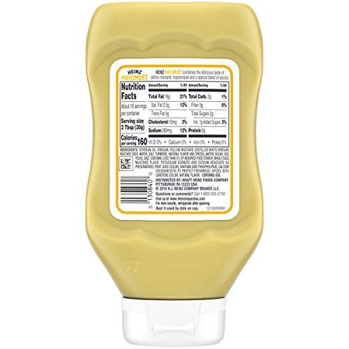 Heinz Mayomust Mayonnaise &Amp; Mustard Sauce Mix 16.6 Oz Bottle