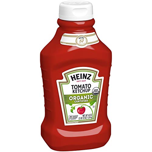Heinz Organic Tomato Ketchup 44 Oz Bottles, Pack Of 2