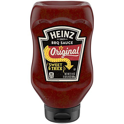 Heinz Original Sweet &Amp; Thick Bbq Sauce 21.4 Oz Bottles, Pack Of 6