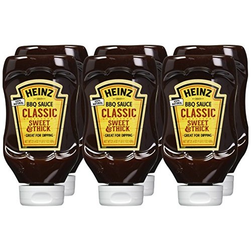 Heinz Original Sweet &Amp; Thick Bbq Sauce 21.4 Oz Bottles, Pack Of 6