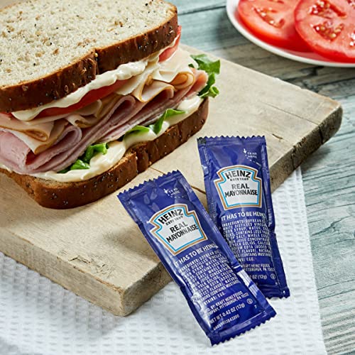 Heinz Real Mayonnaise Single Serve Packet 0.4 oz Packets, Pack ... Heinz Real Mayonnaise Single Serve Packet 0.4 oz Packets, Pack ...