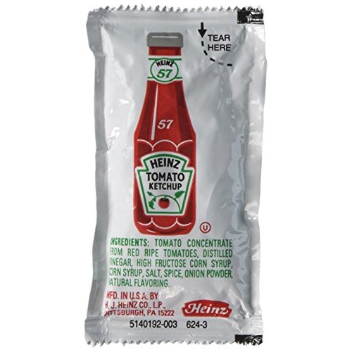 Heinz Single Serve Packages .32 Ounces Pack Of 100