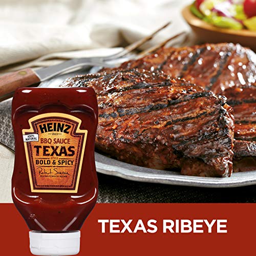 Heinz Texas Style Bold &Amp; Spicy Bbq Sauce 19.5 Oz Bottles, Pack
