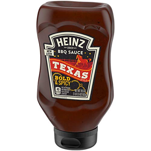 Heinz Texas Style Bold &Amp; Spicy Bbq Sauce 19.5 Oz Bottles, Pack