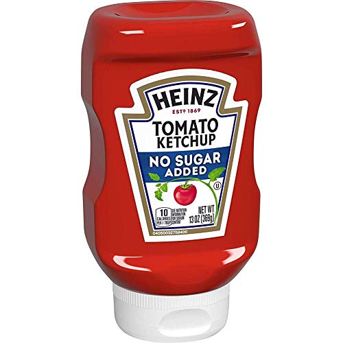 Heinz Tomato Ketchup, No Sugar Added, 13 Ounces Pack Of 2