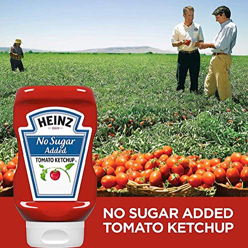 Heinz Tomato Ketchup, No Sugar Added, 13 Ounces Pack Of 2