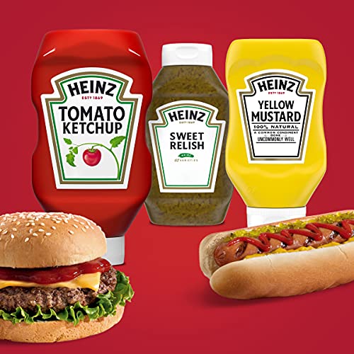 Heinz Ketchup, Sweet Relish &Amp; Yellow Mustard Variety Pack 12 Bo