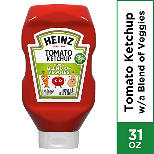 Heinz Tomato Ketchup With A Blend Of Veggies, 31.0 Oz