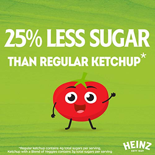 Heinz Tomato Ketchup With A Blend Of Veggies, 31.0 Oz