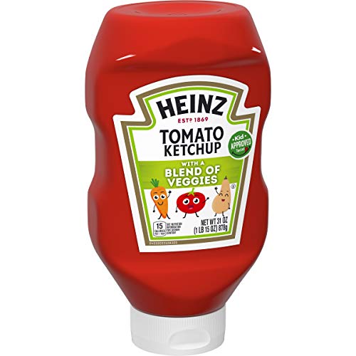Heinz Tomato Ketchup With A Blend Of Veggies, 31.0 Oz