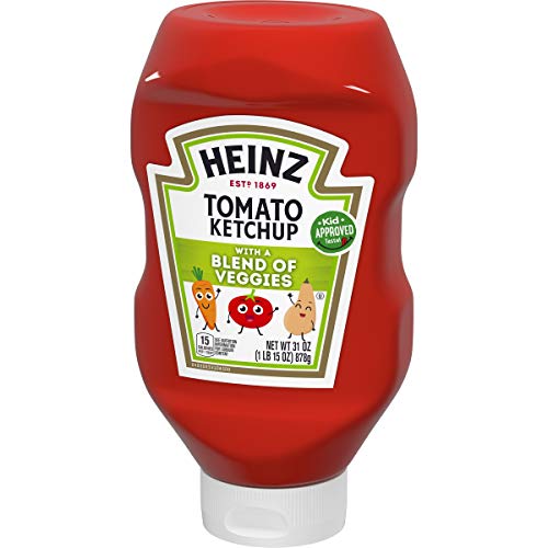 Heinz Tomato Ketchup With A Blend Of Veggies, 31.0 Oz