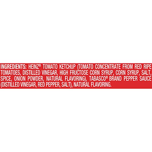 Heinz Tomato Ketchup With Tabasco 14 Oz Bottle, Pack Of 6