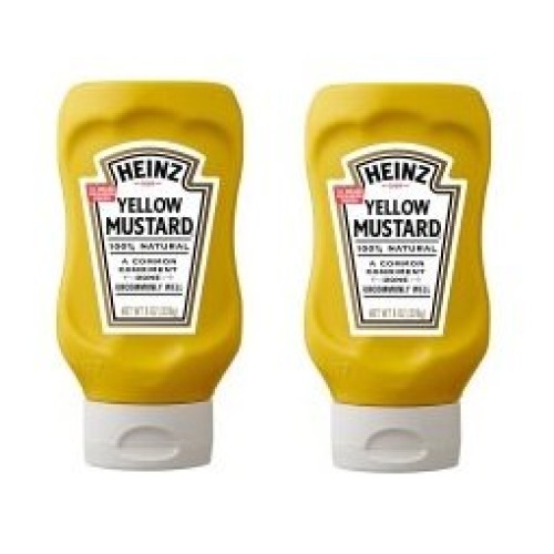 Heinz Yellow Mustard, 8 Oz, 2 Packs