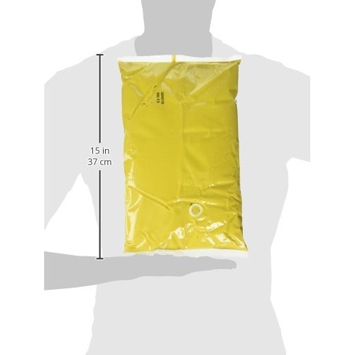 Heinz Yellow Mustard Dispenser Pack 0.75 Gal Bags, Pack Of 2