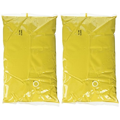 Heinz Yellow Mustard Dispenser Pack 0.75 Gal Bags, Pack Of 2