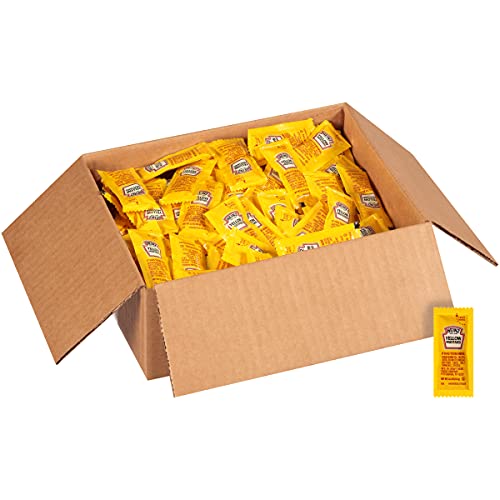Heinz Mild Mustard Single Serve Packet 0.2 Oz Packets, Pack Of