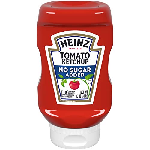 Heinz Ketchup No Added Sugar 13 Oz Bottles, Pack Of 6