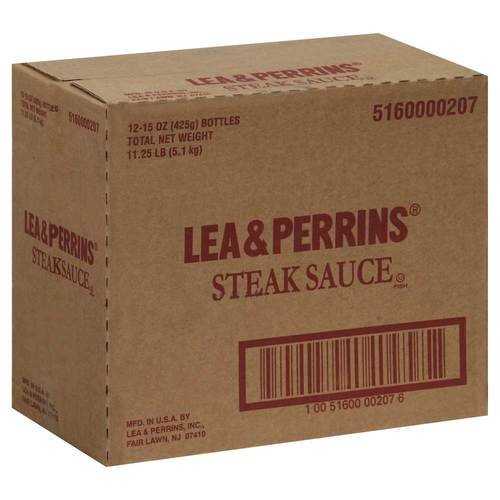 L &Amp; P Steak Sauce - 12 Pack