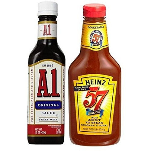 Steak Lovers Bundle: 2-Pack Of Heinz 57 Steak Sauce 20 Ounce And