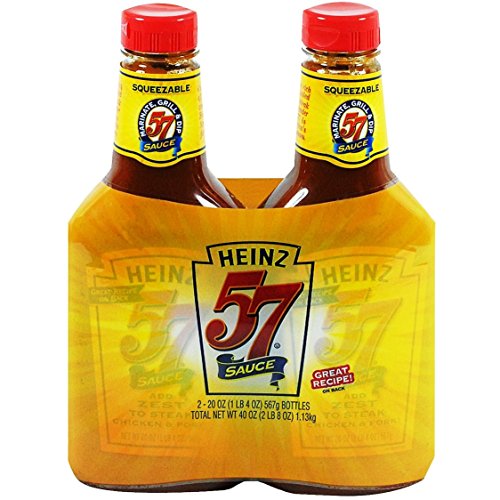 Steak Lovers Bundle: 2-Pack Of Heinz 57 Steak Sauce 20 Ounce And