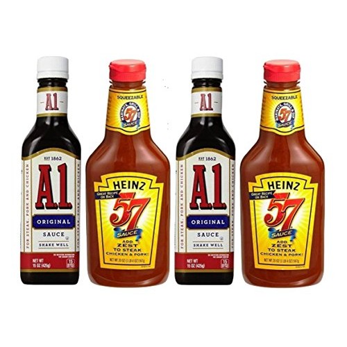 Steak Lovers Bundle: 2-Pack Of Heinz 57 Steak Sauce 20 Ounce And