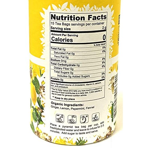 HELADIV Digestive Mix 15 Luxury Tea Bags An infusion of ginger, ...