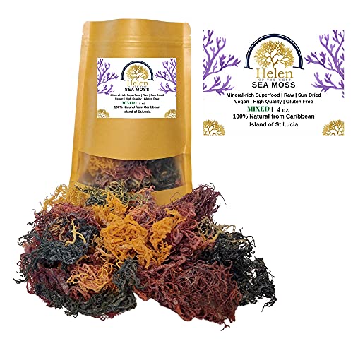 Wildcrafted Sea Moss | Gold - Purple - Green - Mixed | 100% Natu