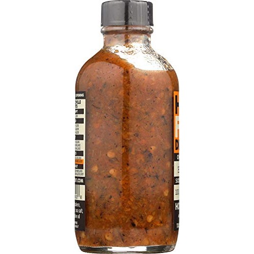 Hell Fire Detroit Hot Sauce Habanero, 4 Fl Oz