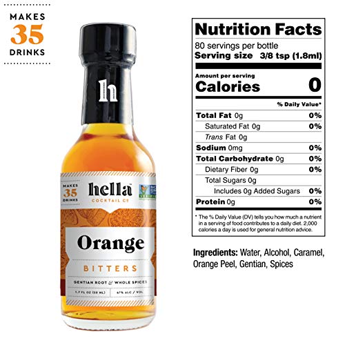 Hella Cocktail Co. | 5-Pack Bitters Bar Set, 8.5 Fl Oz Total | C