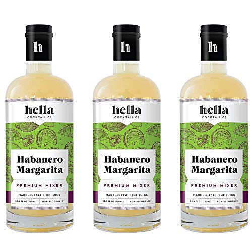 Hella Cocktail Co. | Habanero Margarita Premium Mixers, All Natu