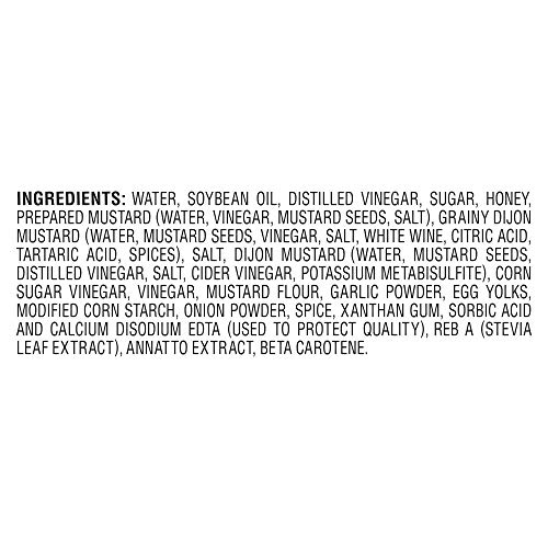 Hellmanns Classics Honey Mustard Salad Dressing Portion Control