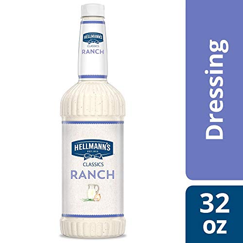 Hellmanns Classics Ranch Salad Dressing Salad Bar Bottles Glute
