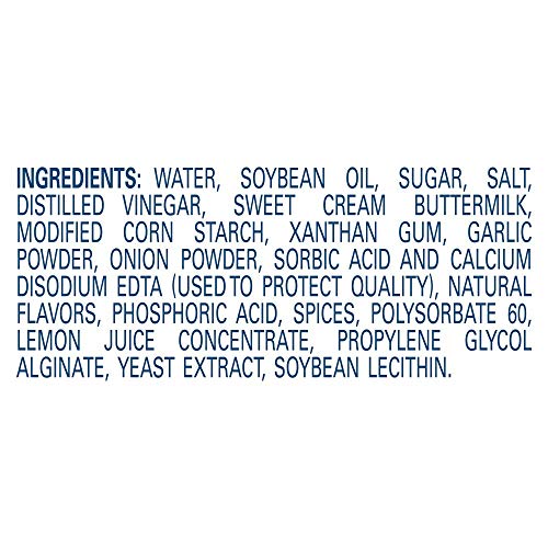 Hellmanns Classics Ranch Salad Dressing Salad Bar Bottles Glute