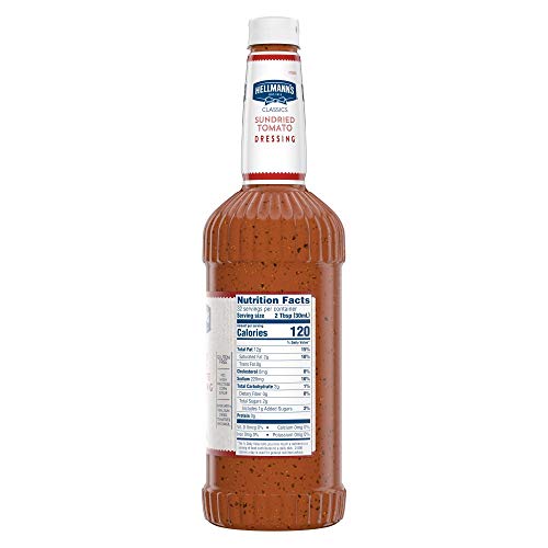 Hellmanns Classics Sundried Tomato Vinaigrette Salad Dressing S