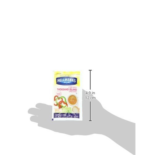 Hellmanns Classics Thousand Island Salad Dressing Portion Contr