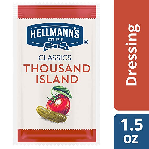 Hellmanns Classics Thousand Island Salad Dressing Portion Contr