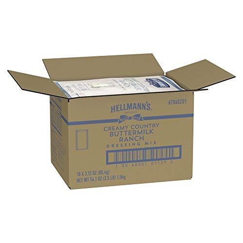 Hellmanns Creamy Country Buttermilk Ranch Salad Dressing Dry Mi