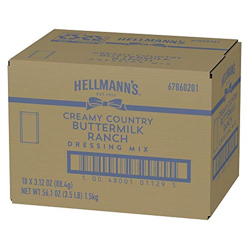 Hellmanns Creamy Country Buttermilk Ranch Salad Dressing Dry Mi