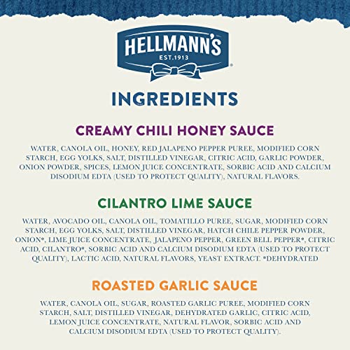 Hellmanns Drizzle Sauce for an exciting Condiment, Dip, Drizzle...