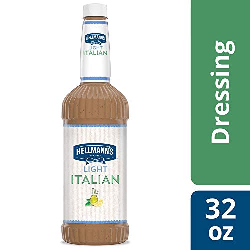 Hellmanns Light Italian Salad Dressing Salad Bar Bottles Gluten
