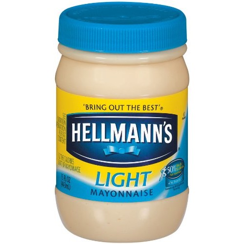 Hellmanns Light Mayonnaise 15 Oz