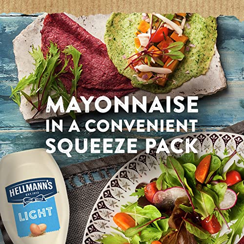 HELLMANNS Light Mayonnaise Light Mayo Squeeze Bottle For a Cream...
