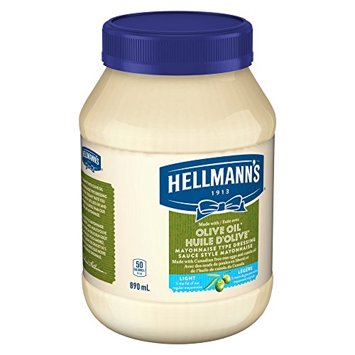 Hellmanns Light Olive Oil Mayonnaise, 890mL/30oz., {Imported fr...