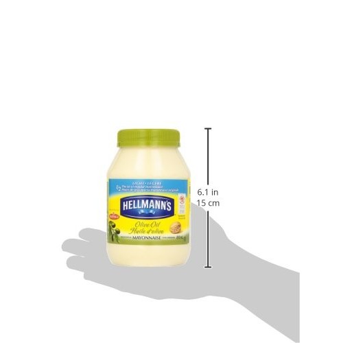 Hellmanns Light Olive Oil Mayonnaise, 890mL/30oz., {Imported fr...