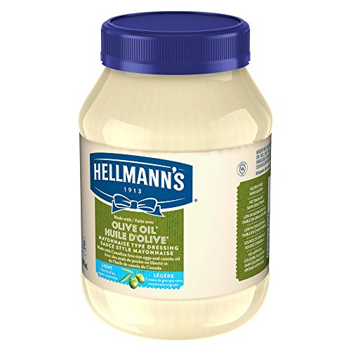 Hellmanns Light Olive Oil Mayonnaise, 890mL/30oz., {Imported fr...