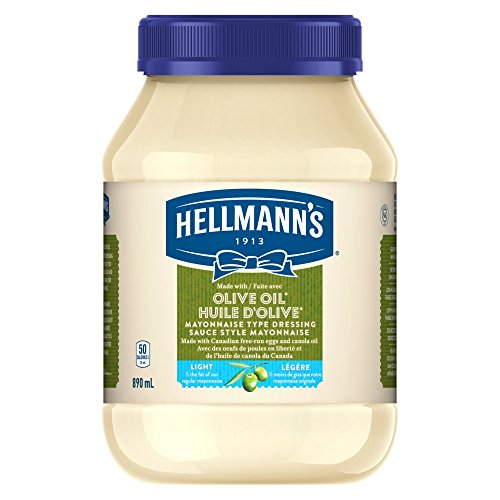 Hellmanns Light Olive Oil Mayonnaise, 890mL/30oz., {Imported fr...