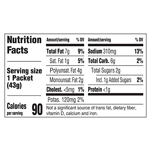 Hellmanns Light Ranch Salad Dressing Portion Control Sachets Gl