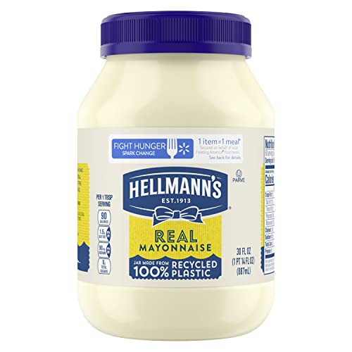 Hellmanns Mayonnaise Real Mayo 1 ct Condiment for Simple Meals ...